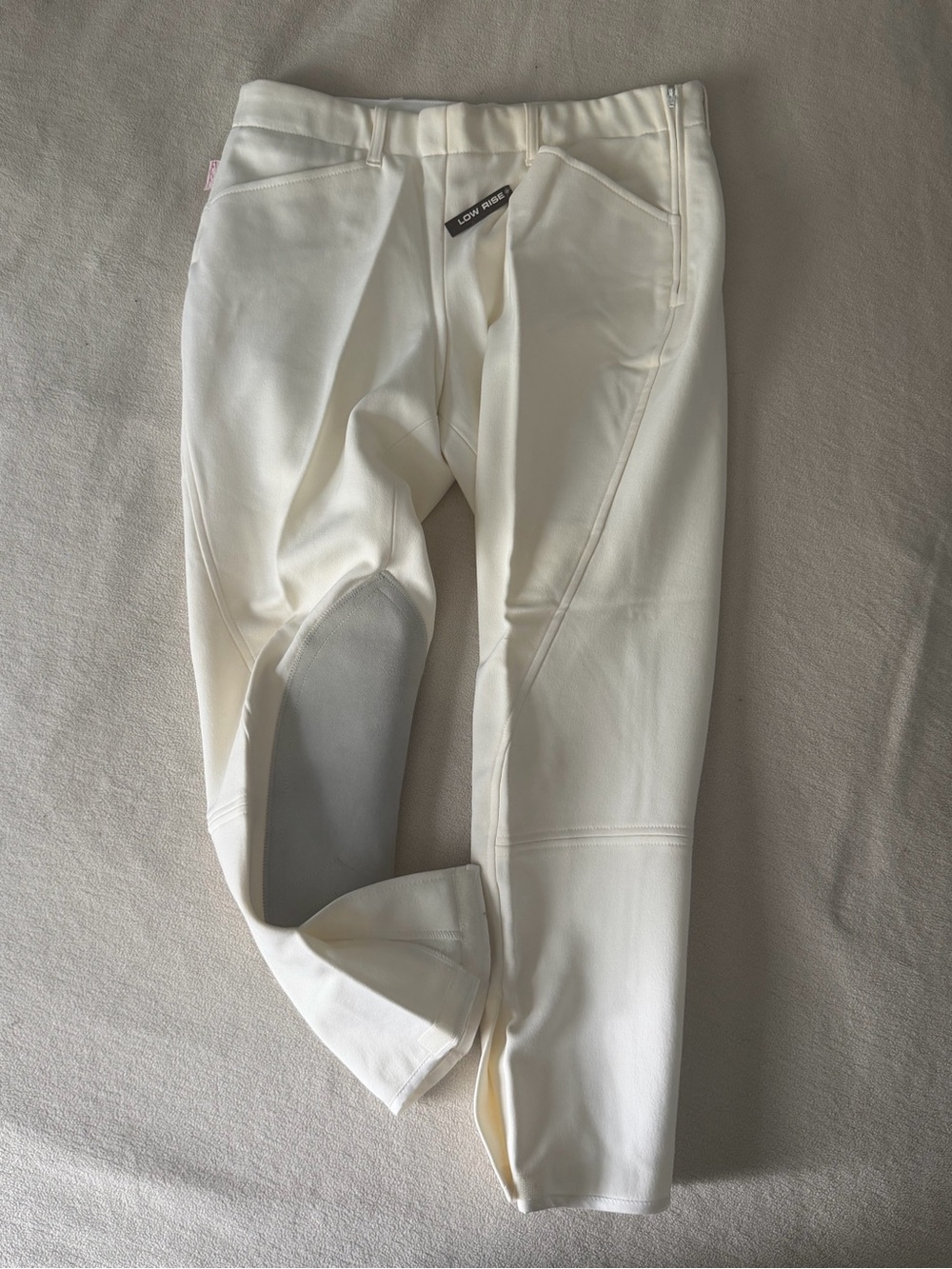NWT Tailored Sportsman Side Zip White Riding Breeches